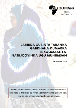 Key Findings: FGM in Somalia (2019, Somali)